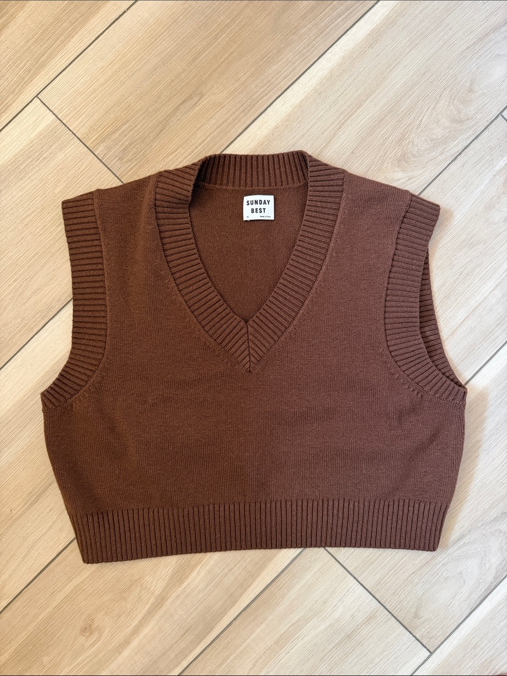 Sunday Best Winston Brown Sweater Vest